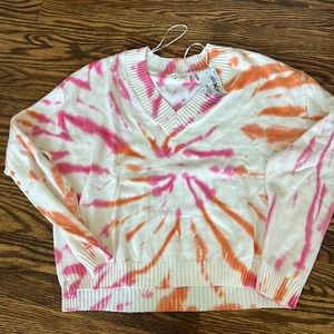 Cute tie dye sweater size xs